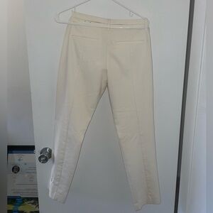 Express cream work pants size 4 regular